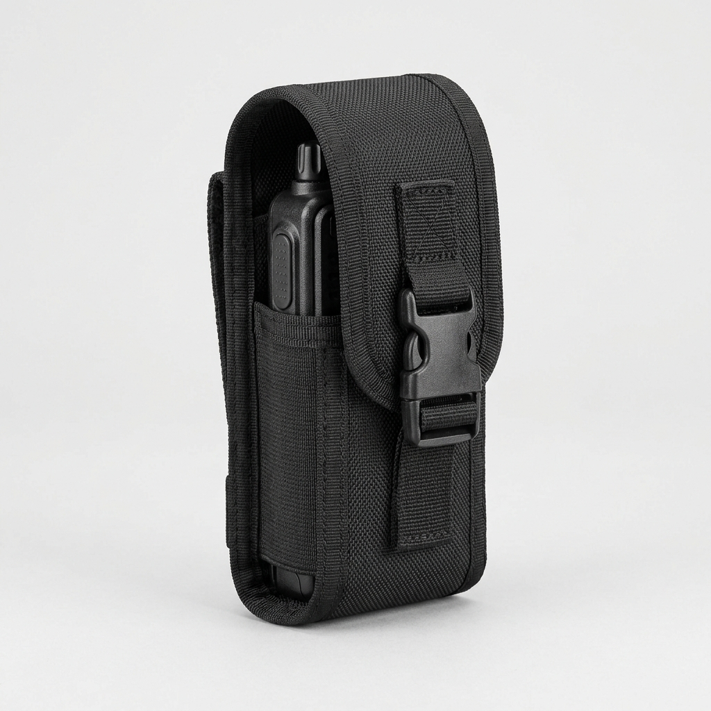 Universal duty radio holder pouch