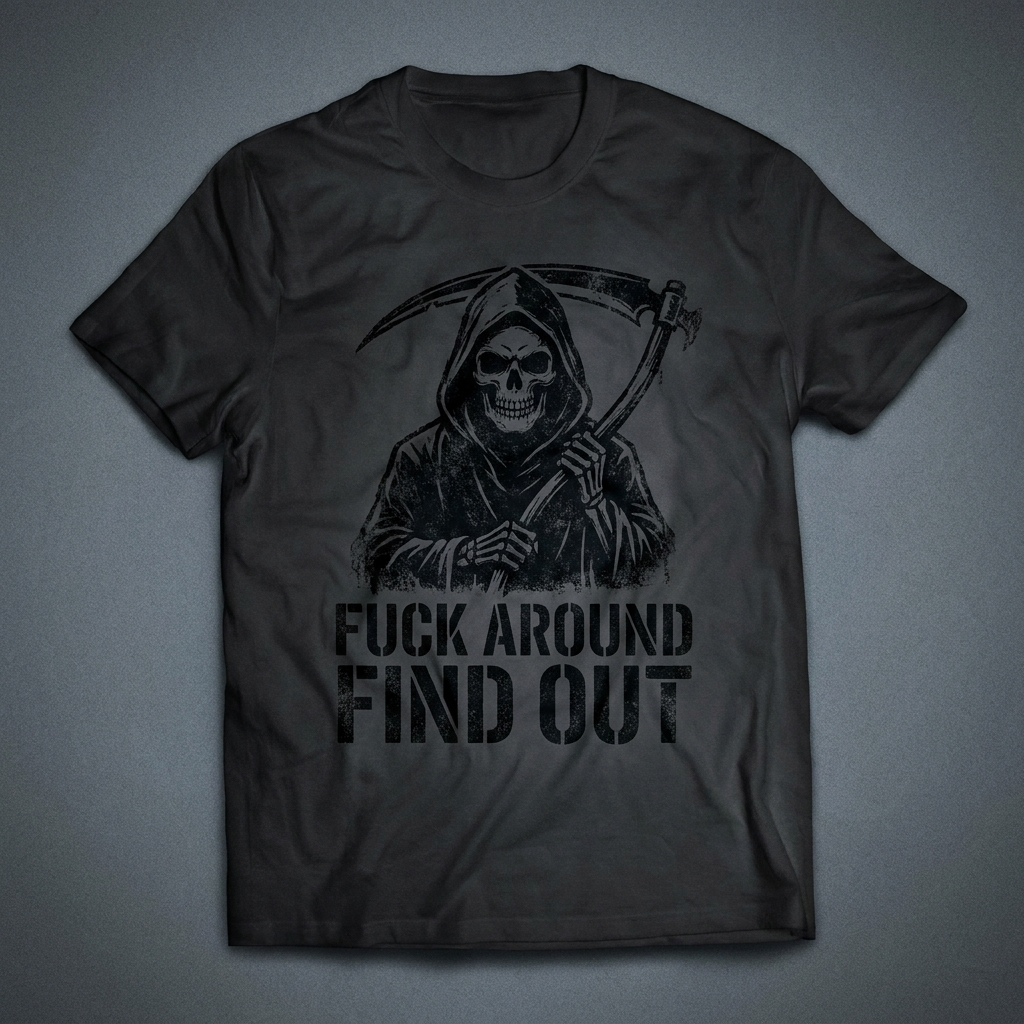 FAFO grim reaper tactical tee