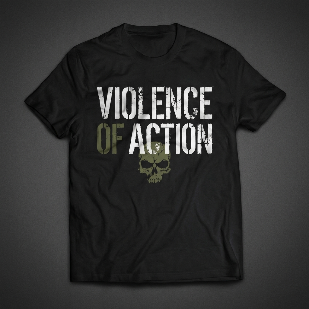 Violence of Action tactical stencil tee