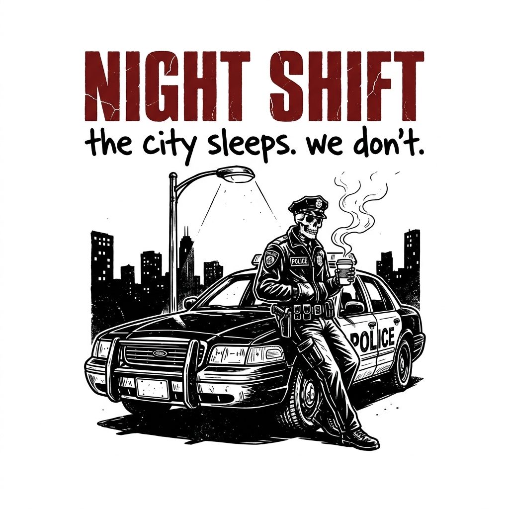 Night Shift print graphic
