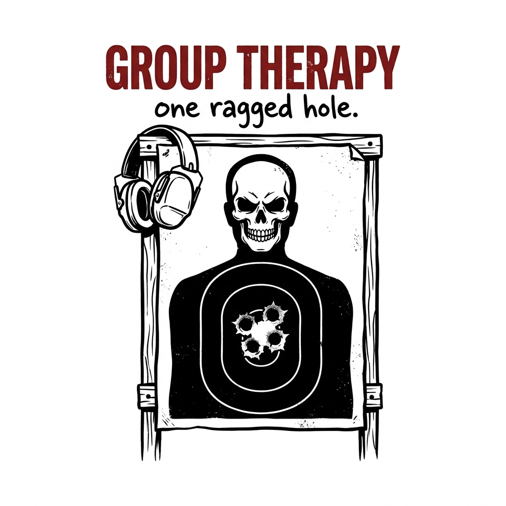 Group Therapy print graphic