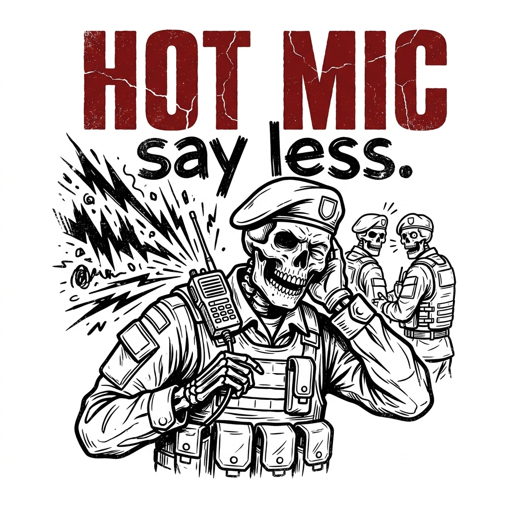 Hot Mic print graphic