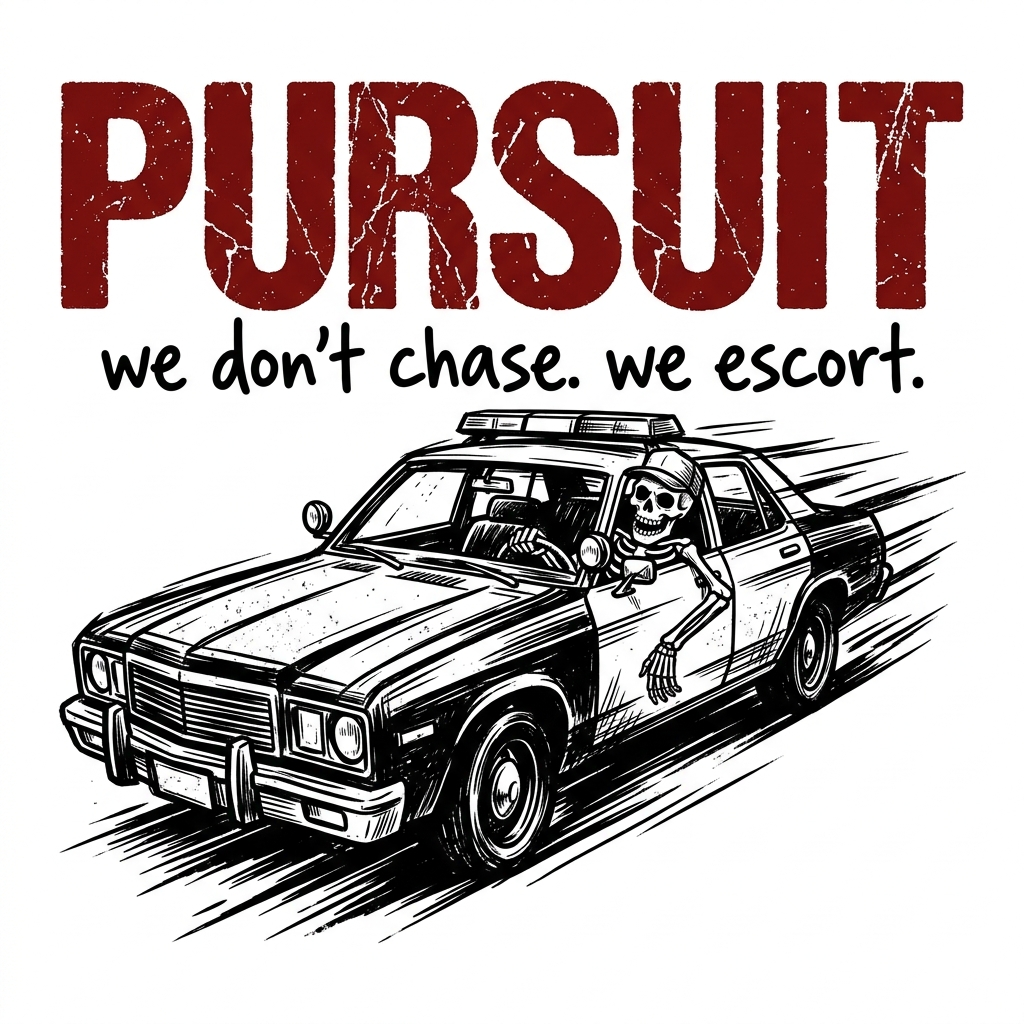 Pursuit print graphic