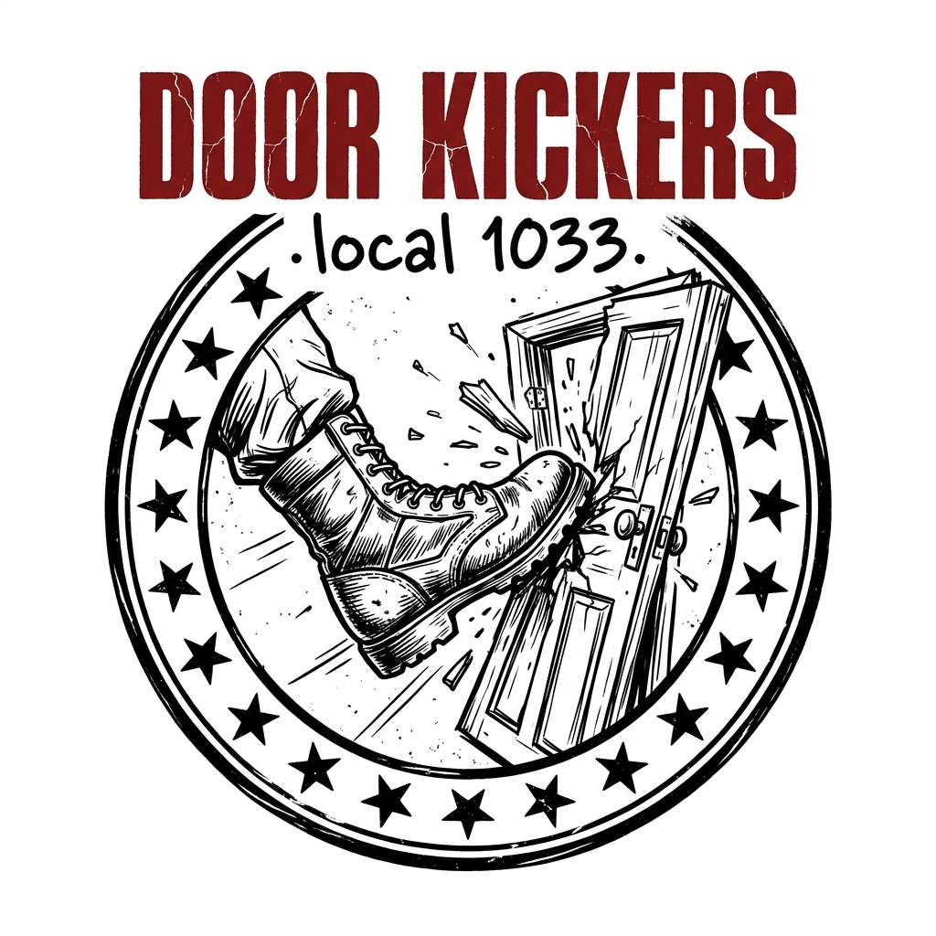 Door Kickers print graphic