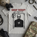Group Therapy tee, range target graphic