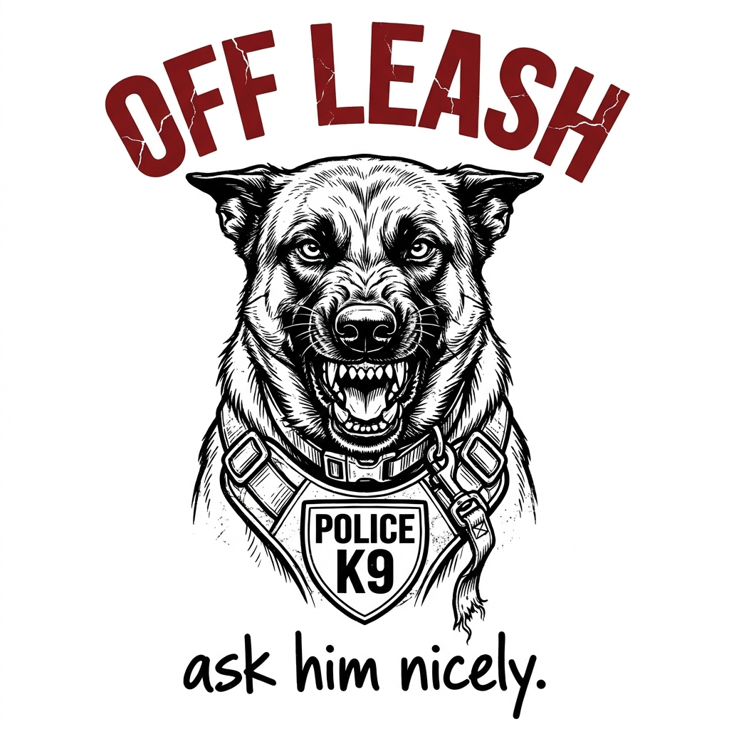 Off Leash print graphic