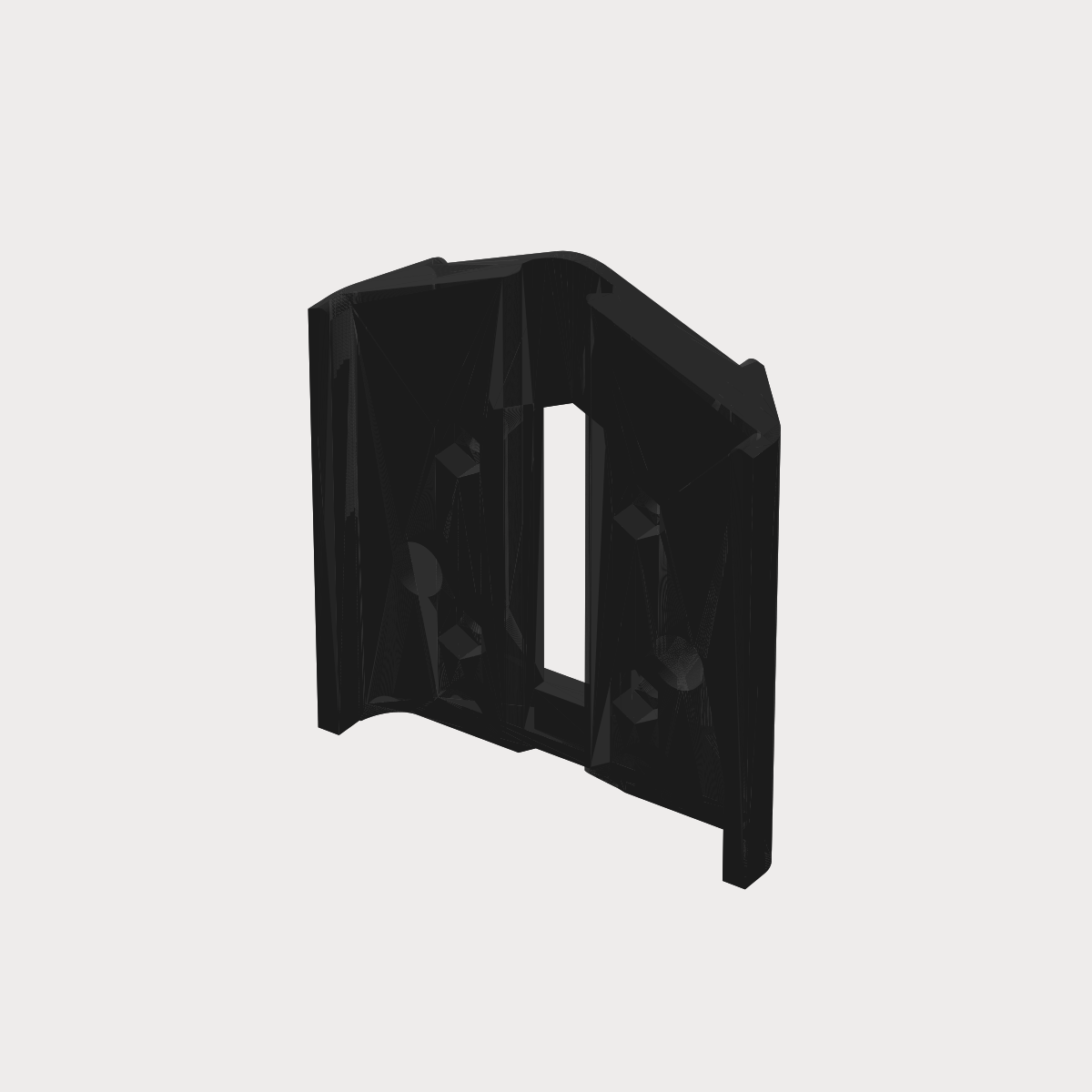 Kydex belt clip rear