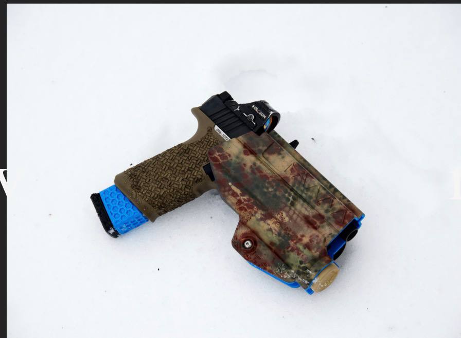 Glock TLR-1 holster with pistol